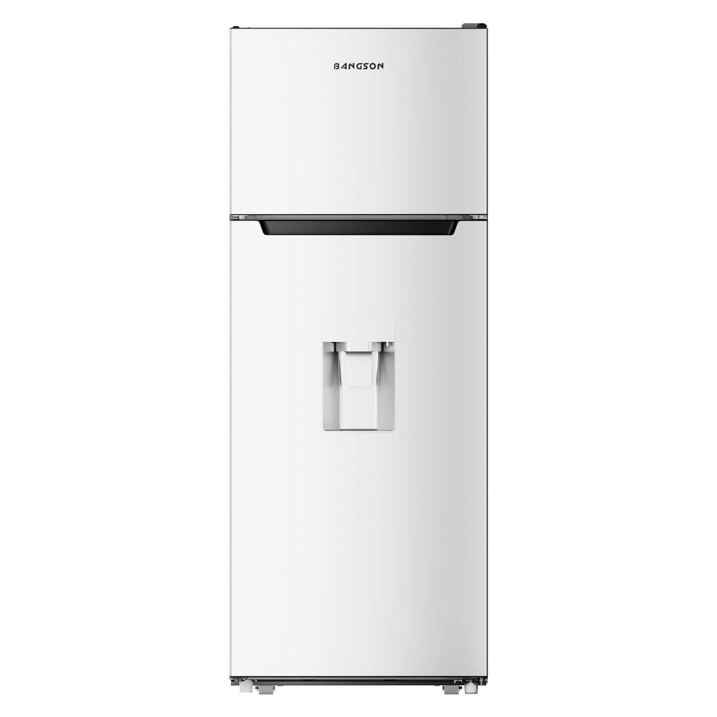 BANGSON 7.3 Cu.Ft Refrigerator with Freezer and Water Dispenser Silver