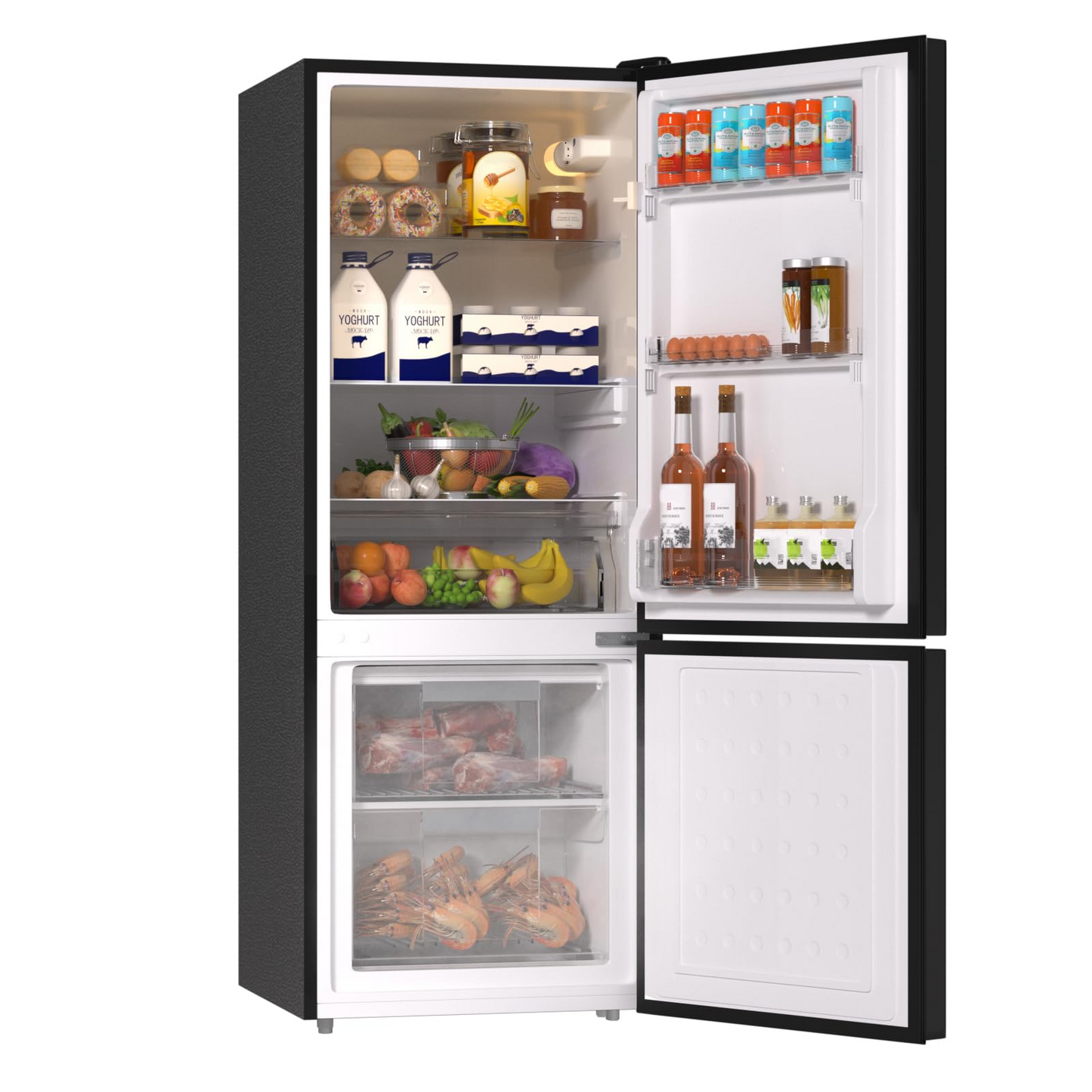 7.1 Cu.Ft Apartment Size Refrigerator with Freezer