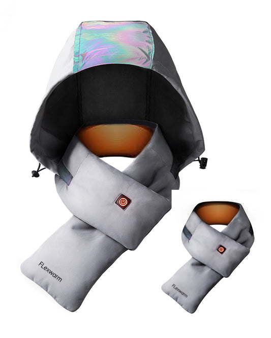 Heated Scarf, Neck Heating Pad, Rechargable Heated Neck Warmer with Power Bank, Cordless Thermal Neck Brace for Men and Women, Idea Gift for Family