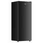 BANGSON 6.5 Cu.ft Upright Freezer, Stand up Freezer with Adjustable Thermostat, Removable Shelves, Reversible Single Door, for Bedroom/Home/Dorms/Apartment, Black