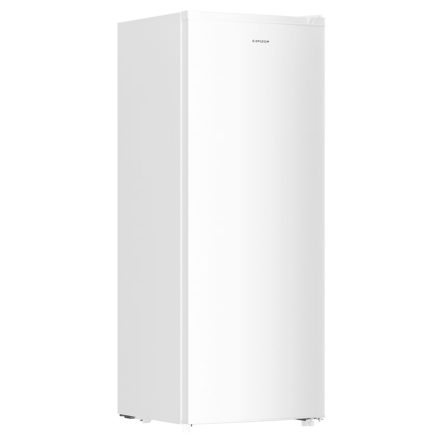 BANGSON 6.5 Cu.ft Upright Freezer, Stand up Freezer with Adjustable Thermostat, Removable Shelves, Reversible Single Door, for Bedroom/Home/Dorms/Apartment, White
