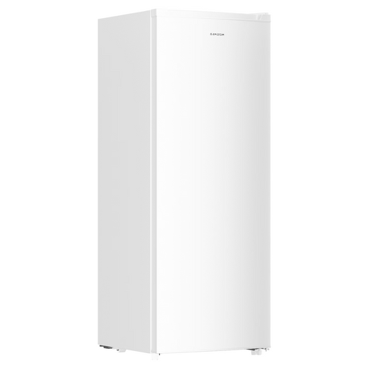 BANGSON 6.5 Cu.ft Upright Freezer, Stand up Freezer with Adjustable Thermostat, Removable Shelves, Reversible Single Door, for Bedroom/Home/Dorms/Apartment, White