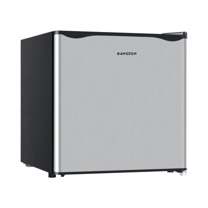 1.6 Cu.Ft Mini Fridge With Freezer Silver