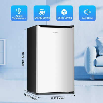 2.1 Cu.ft Upright Freezer silver