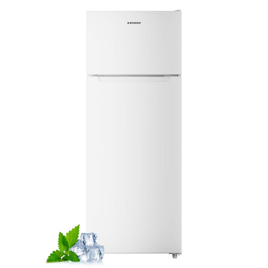 BANGSON 7.7 Cu.Ft Refrigerator with Freezer,White