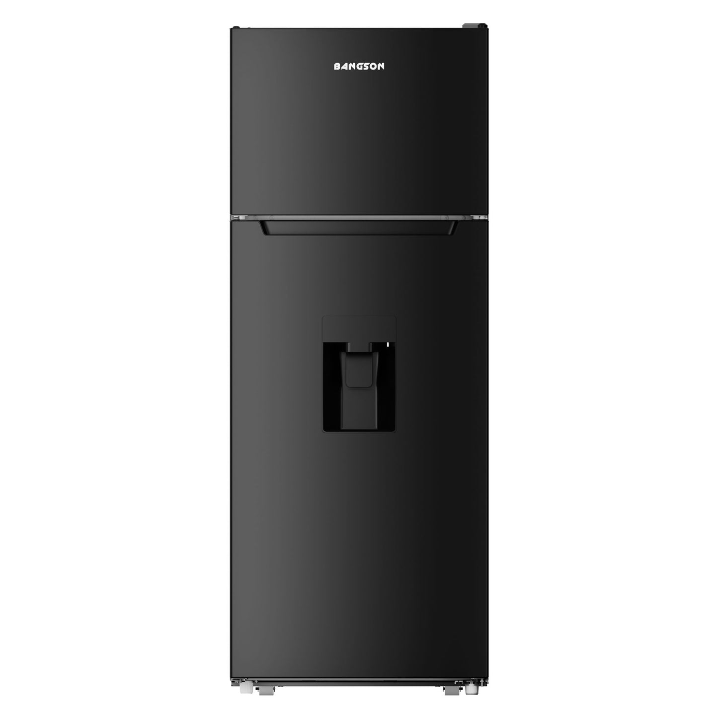 BANGSON 7.3 Cu.Ft Refrigerator with Freezer and Water Dispenser Black
