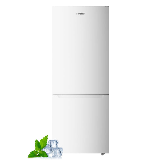 BANGSON 7.1 Cu.Ft Refrigerator with Freezer,White