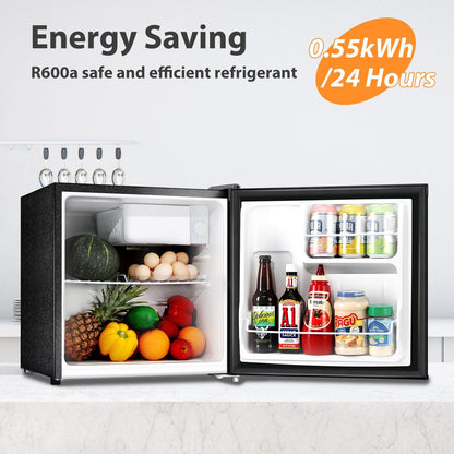 1.6 Cu.Ft Mini Fridge With Freezer