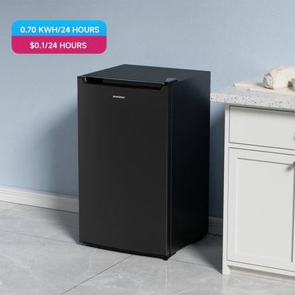 2.1 Cu.ft Upright Freezer Black