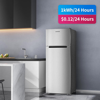 7.7 Cu.Ft 2 Doors Refrigerator with Freezer