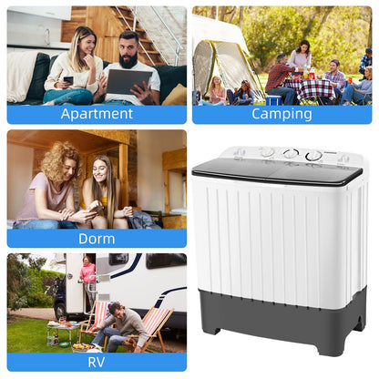 Compact Portable Washing Machine, 17.6 Lbs Portable