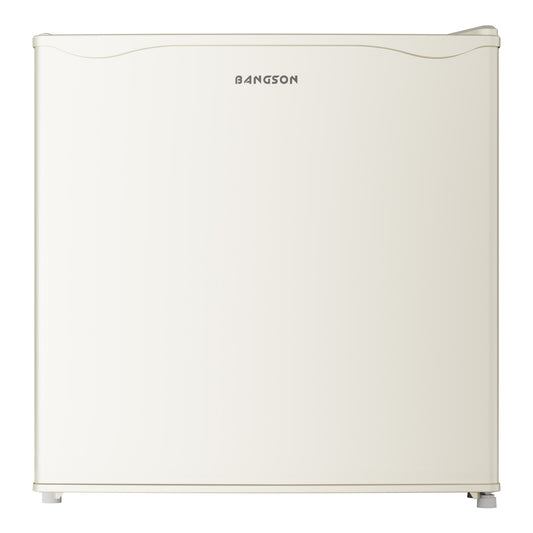 BANGSON 1.6 Cu.Ft Mini Fridge with Freezer,White