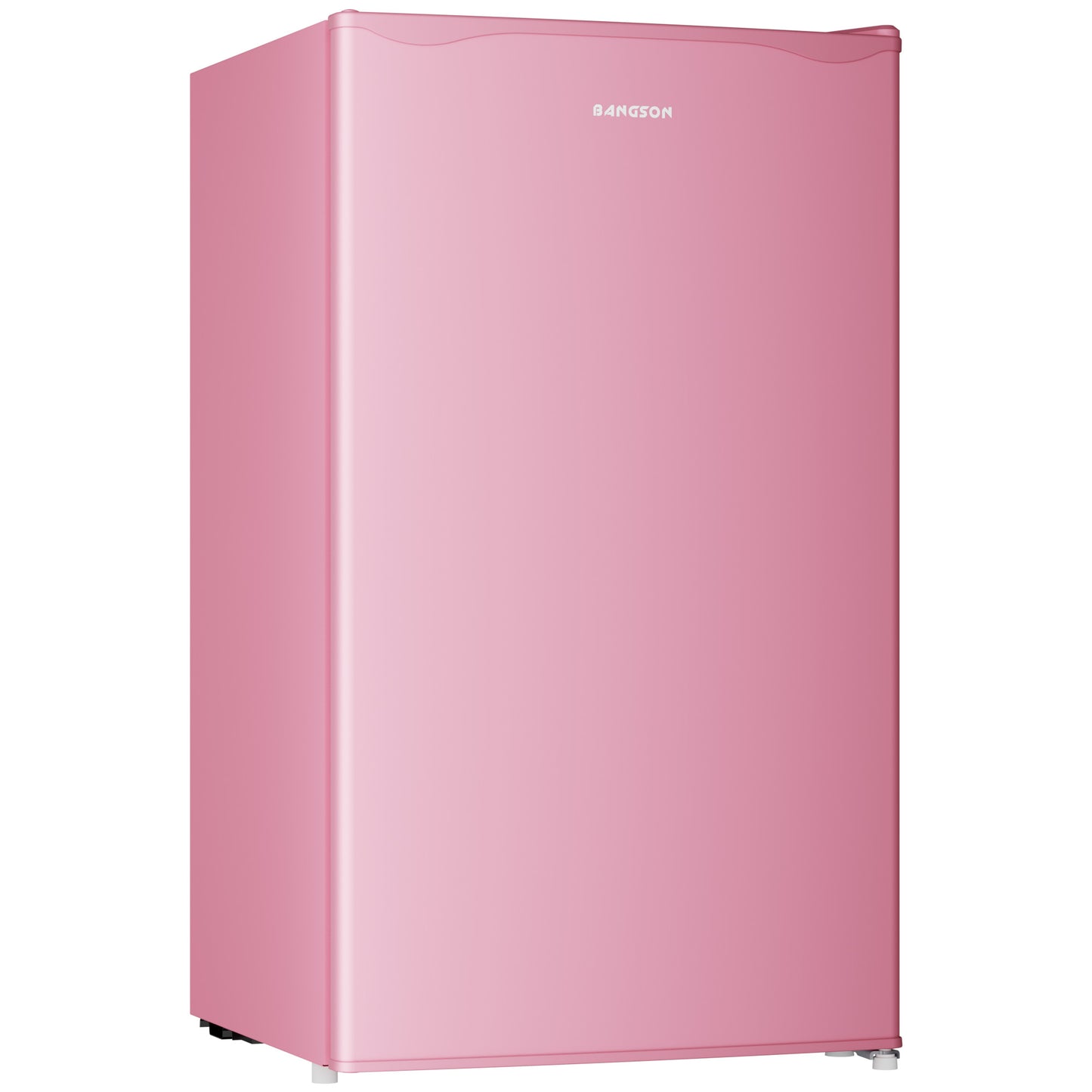 BANGSON Mini Fridge with Freezer, 3.2Cu.Ft, Pink