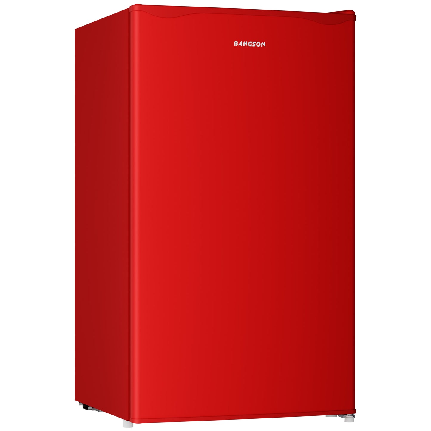 BANGSON Mini Fridge with Freezer, 3.2Cu.Ft, Red