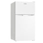 3.2 CU.FT 2 Door Small Refrigerator with Freezer ,Red