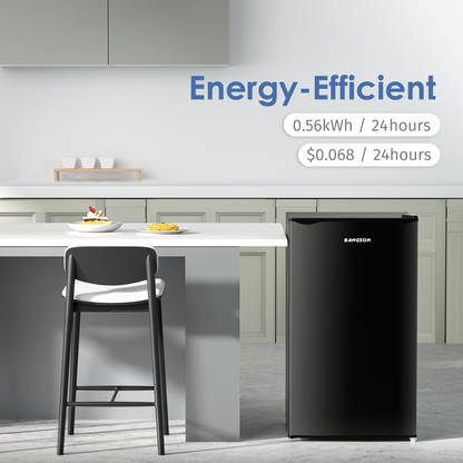 3.2 Cu.Ft Mini Fridge with Freezer